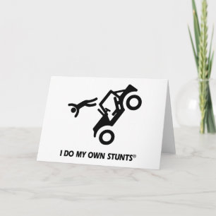 Cartes Pour Fêtes Annuelles Jeep My own Stunts