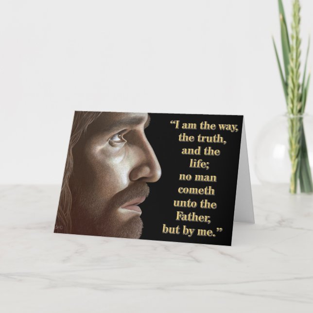 CARTES POUR FÊTES ANNUELLES JÉSUS (Devant)