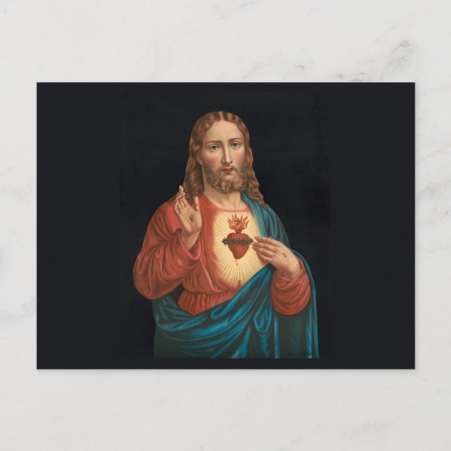 Cartes Pour Fêtes Annuelles Jésus Christ (Devant)