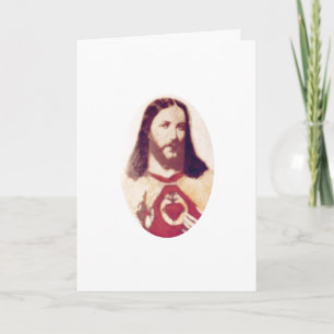 Cartes Pour Fêtes Annuelles Jésus-Christ:Dieu est Amour