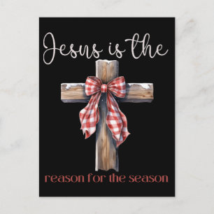 Cartes Pour Fêtes Annuelles Jésus est la raison de la saison Noël Jésus