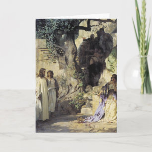 Cartes Pour Fêtes Annuelles Jésus et les pécheurs