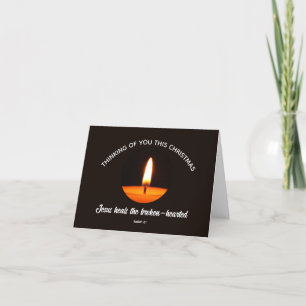 Cartes Pour Fêtes Annuelles Jésus guérit PENSER À VOUS Sympathie de Noël