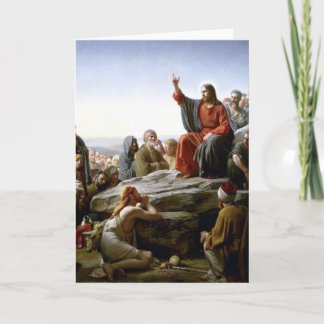 Cartes Pour Fêtes Annuelles Jésus 's Sermon-sur-Le-Bâti-par-Bloch