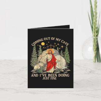 Cartes Pour Fêtes Annuelles Jésus sortant de ma grotte 