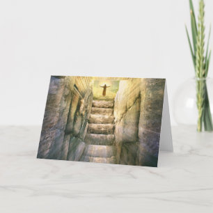 Cartes Pour Fêtes Annuelles Jésus sur le tombeau vide Résurrection de Pâques