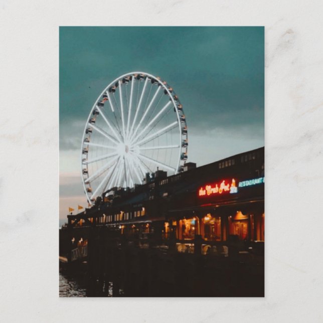 Cartes Pour Fêtes Annuelles Jetée 57, Seattle, Washington (Devant)