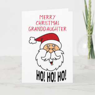 Cartes Pour Fêtes Annuelles * JETEZ NOËL* à notre * GRAND-FILLE* NOËL