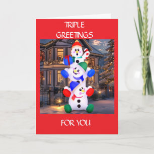 CARTES POUR FÊTES ANNUELLES JEUNE DANS VOTRE VIE NOËL SOUHAITE