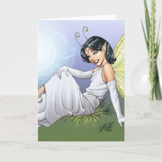 Cartes Pour Fêtes Annuelles Jeune fée magique d'Elf par Al Rio