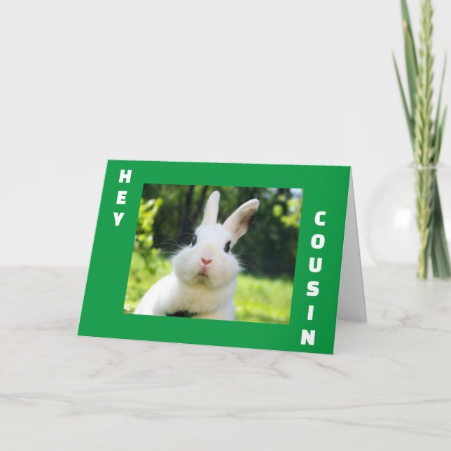 CARTES POUR FÊTES ANNUELLES JEUX ANNIVERSAIRE DE VOTRE COUSIN PRÉFÉRÉ (Devant)