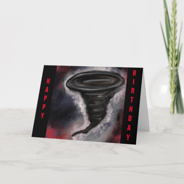 CARTES POUR FÊTES ANNUELLES JEUX ANNIVERSAIRE TWISTER (Devant)
