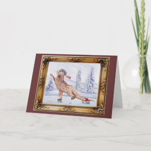 Cartes Pour Fêtes Annuelles Jeux Olympiques de loutre