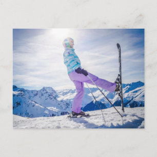 Cartes Pour Fêtes Annuelles Jeux Olympiques d'hiver de 2026 Snowboard Halfpipe