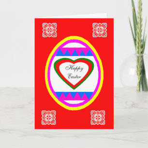 Cartes Pour Fêtes Annuelles JGibney Joyeux OEuf de Pâques Votre Tête Soufflée