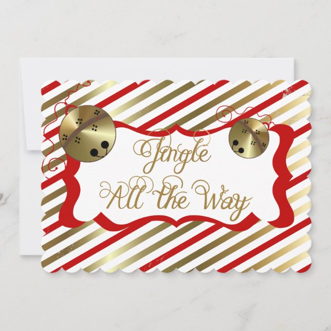 Cartes Pour Fêtes Annuelles Jingle All Way Noël (Devant)
