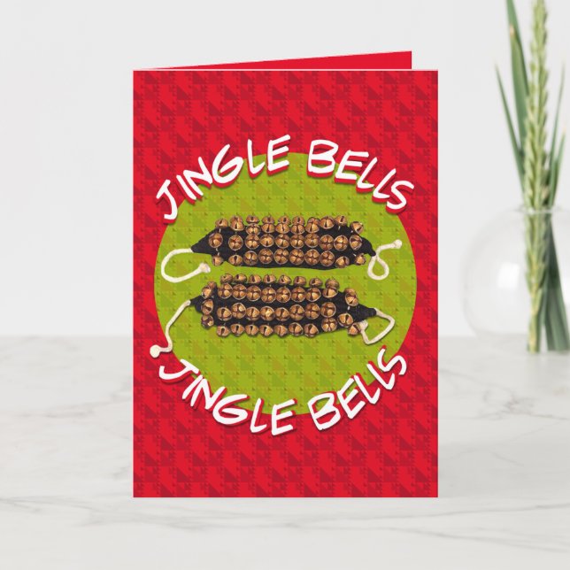 Cartes Pour Fêtes Annuelles Jingle Bells ! (Devant)