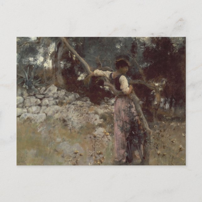 Cartes Pour Fêtes Annuelles John Singer Sargent - A Capriote (Devant)