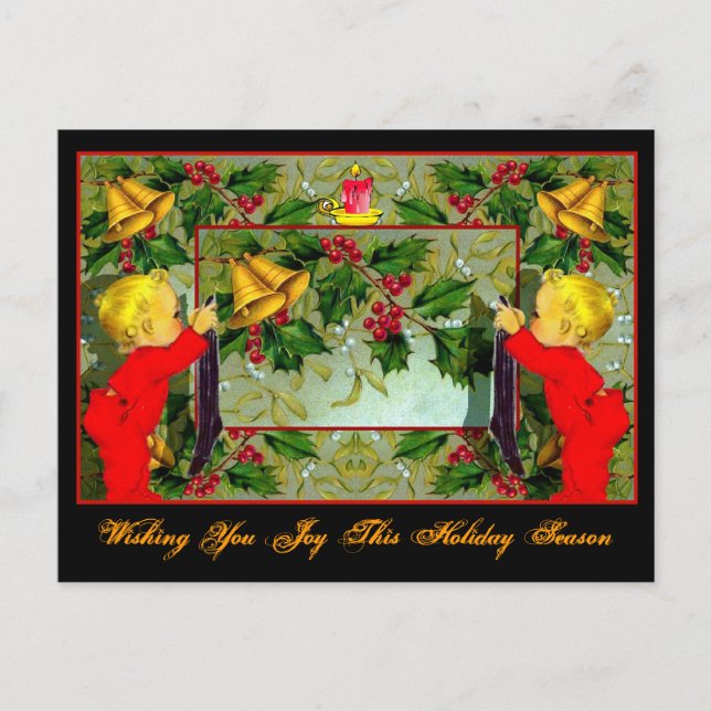 Cartes Pour Fêtes Annuelles Joie (Devant)