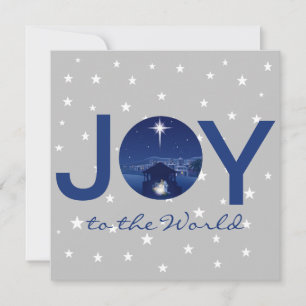 Cartes Pour Fêtes Annuelles Joie à la nativité mondiale