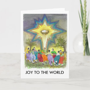Cartes Pour Fêtes Annuelles Joie au monde