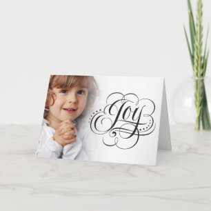 Cartes Pour Fêtes Annuelles Joie au monde Calligraphie de Noël religieuse