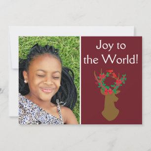 Cartes Pour Fêtes Annuelles Joie au monde Noël