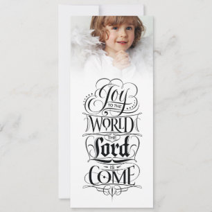 Cartes Pour Fêtes Annuelles Joie au monde Personnaliser Noël chrétien