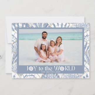 Cartes Pour Fêtes Annuelles Joie au Monde - Plage 