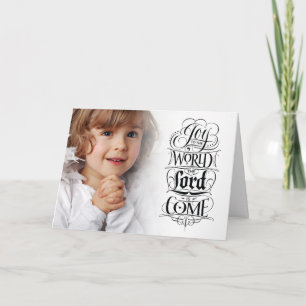 Cartes Pour Fêtes Annuelles Joie au monde religieux Noël Angel prier
