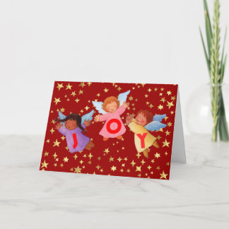 Cartes Pour Fêtes Annuelles Joie avec les anges