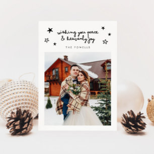 Cartes Pour Fêtes Annuelles Joie Céleste Mariage de Fêtes Religieuses Photo Bl