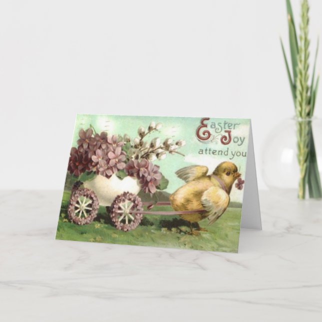 Cartes Pour Fêtes Annuelles Joie de Pâques (Devant)