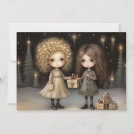 Cartes Pour Fêtes Annuelles Joie et chaleur : un Noël plein de coeur