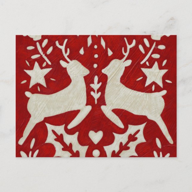 Cartes Pour Fêtes Annuelles Joie I de Noël (Devant)