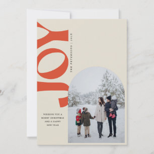 Cartes Pour Fêtes Annuelles Joie inclinée