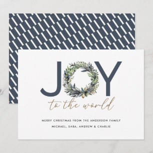Cartes Pour Fêtes Annuelles Joie Moderne Pour Noël Dans Le Monde