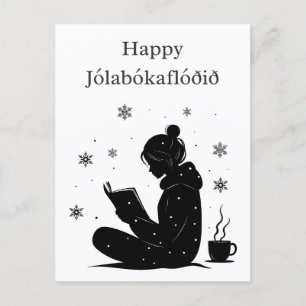 Cartes Pour Fêtes Annuelles Jólabókaflóð – La crue de livres islandaise, Cadea
