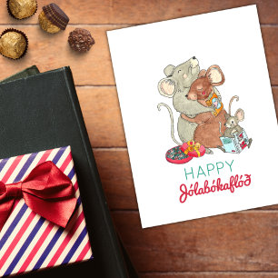 Cartes Pour Fêtes Annuelles Jolabokaflod Souris de Noël
