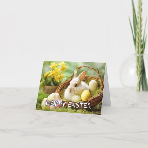 Cartes Pour Fêtes Annuelles Joli Bunny Dit Bonne Pâques