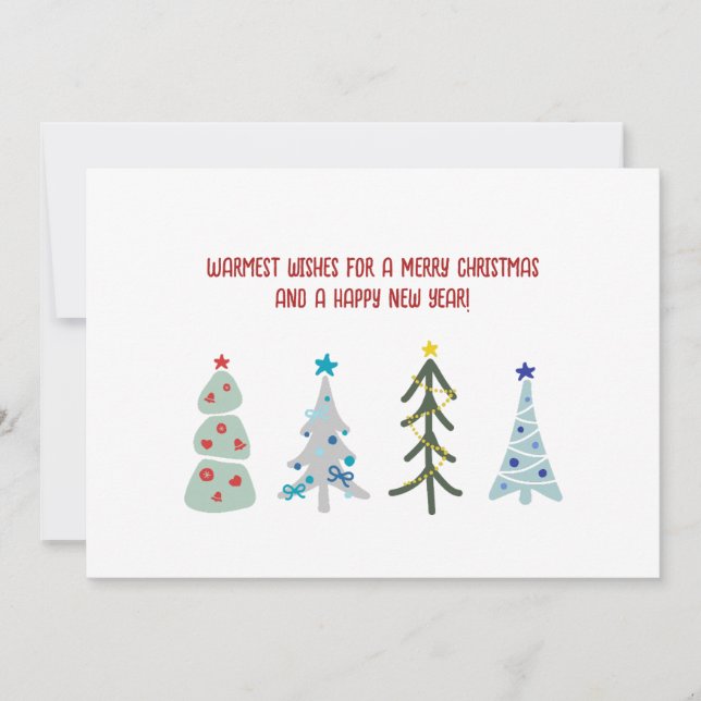 Cartes Pour Fêtes Annuelles Joli caniche de Noël (Devant)