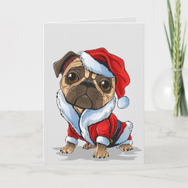 Cartes Pour Fêtes Annuelles Joli Carlin de Noël Père Noël
