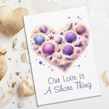 Joli cœur de coquillages Plage Amour Saint-Valenti