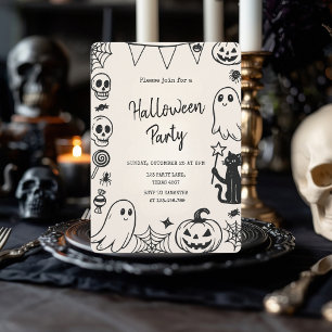 Cartes Pour Fêtes Annuelles Joli Halloween-Fête Enfants