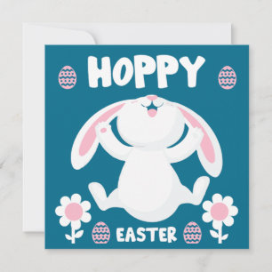 Cartes Pour Fêtes Annuelles Joli lapin de vacances de Pâques