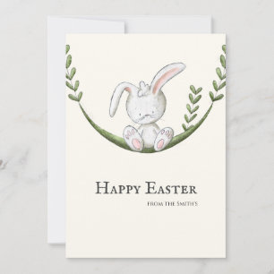 Cartes Pour Fêtes Annuelles Joli lapin lapin de lapin à Pâques