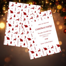 Joli Noël Classique Renne Rouge