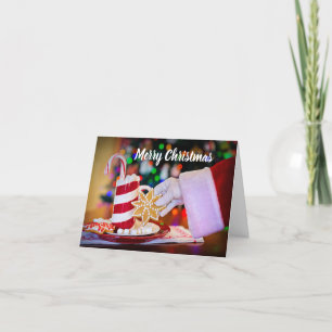 Cartes Pour Fêtes Annuelles Joli Noël Père Noël