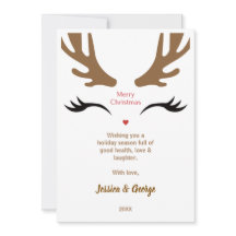 Joli Renne Face Moderne Joyeux Noël