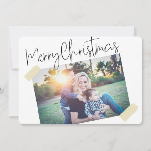 Cartes Pour Fêtes Annuelles Joli scrapbook photo fun Christmas holiday card